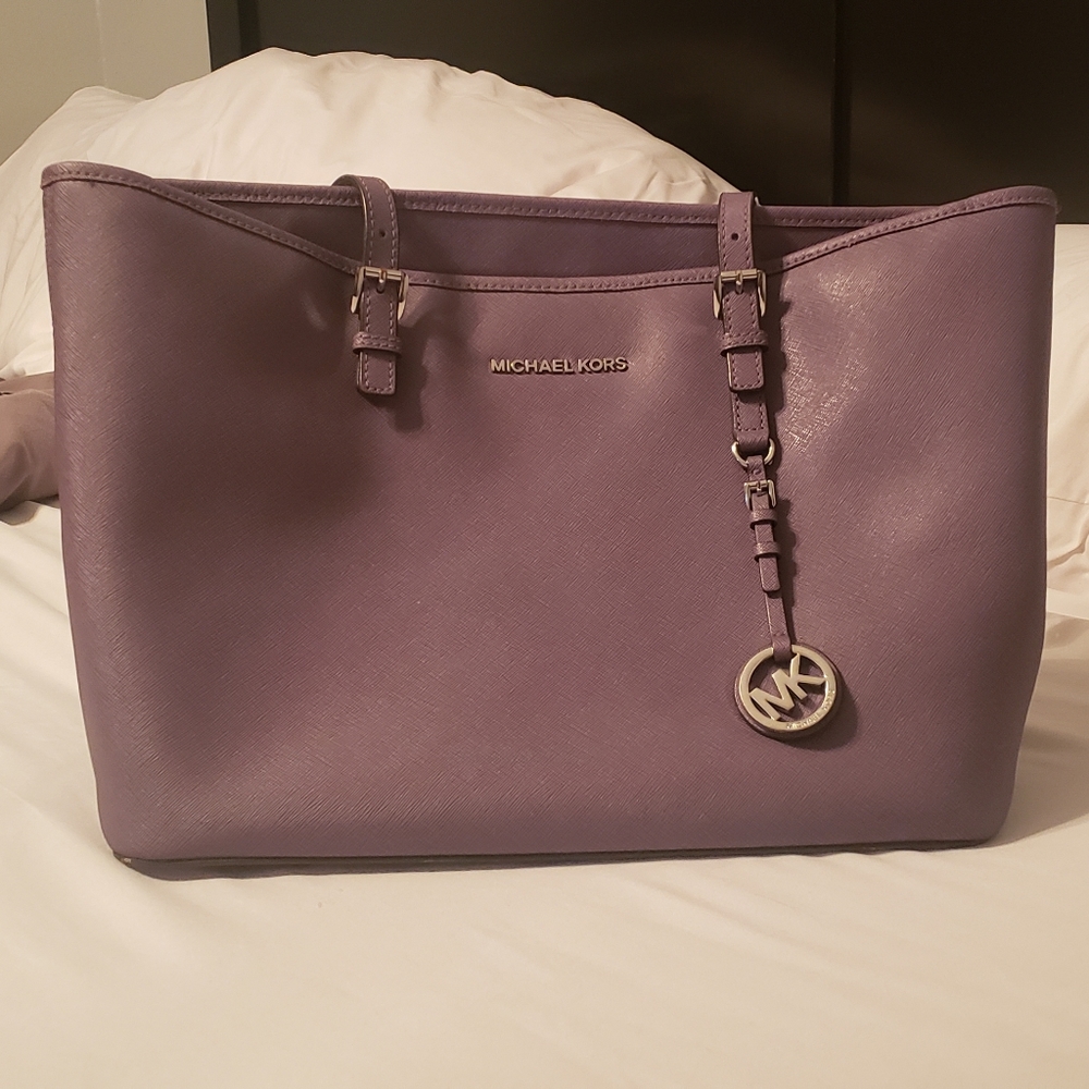 Michael Kors Large Tote Purse - Lavender
